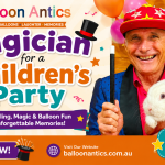 magician for a children's party