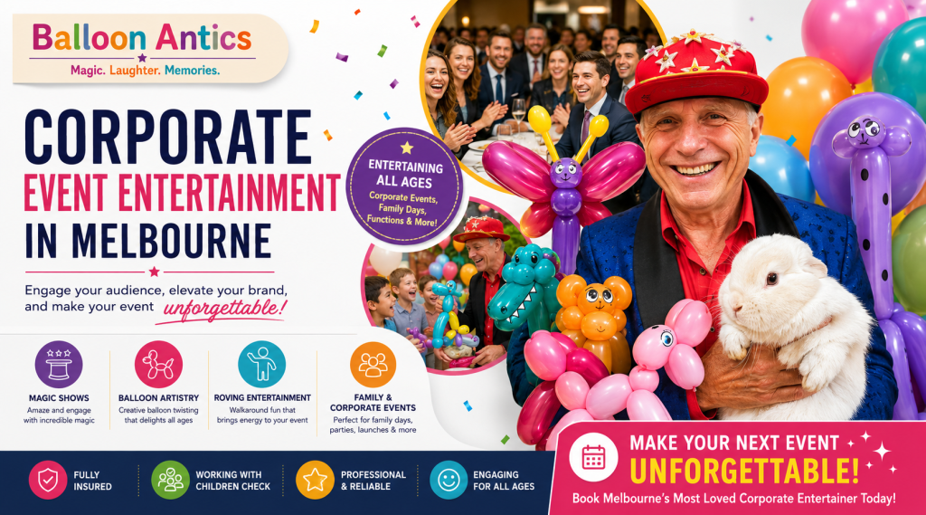 corporate event entertainment in Melbourne