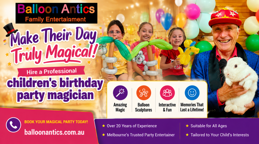 children's birthday party magician